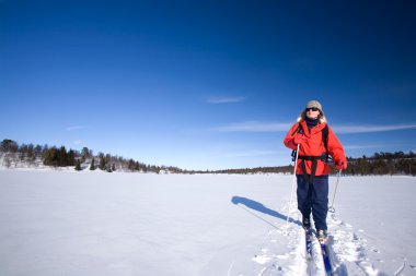 Cross Country Skiing clipart