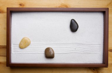 Zen Rock Garden clipart