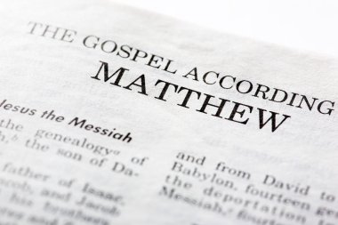 Gospel of Mathew clipart