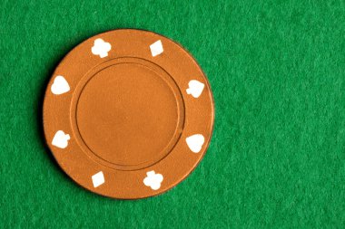 Turuncu poker chip