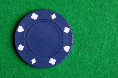 Mavi poker chip