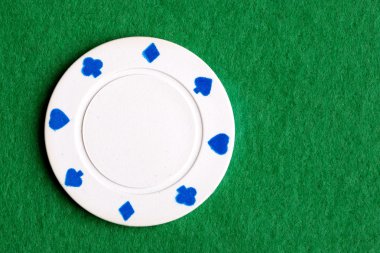 Beyaz poker chip