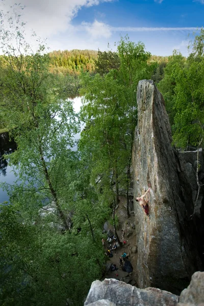 Escalador de rocas macho —  Fotos de Stock