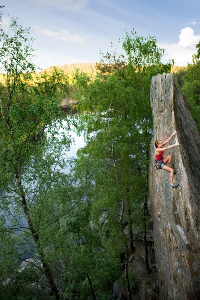 Female Climber — Stock Photo, Image