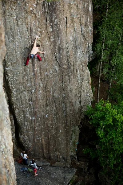 Male Rock Climber — Stock Photo, Image