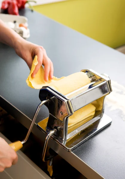 Pasta Machine on Counter — Stock Photo, Image