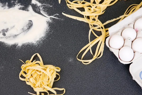 Fresh Fettuccine Abstract — Stock Photo, Image