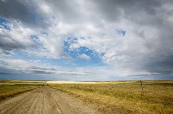 Prairie weg — Stockfoto