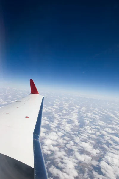 Ala do avião — Fotografia de Stock