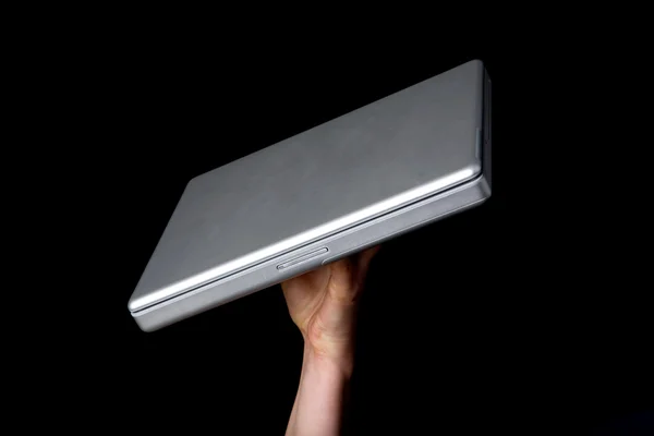Ноутбук на дисплее — стоковое фото