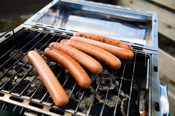 Hotdog ızgara — Stok fotoğraf