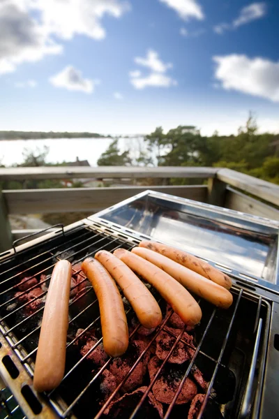 Hotdog grill — Stock Fotó