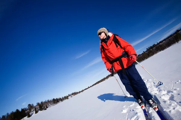 Winter Advture Esquí — Foto de Stock