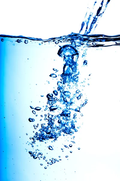 Bubbels en water — Stockfoto