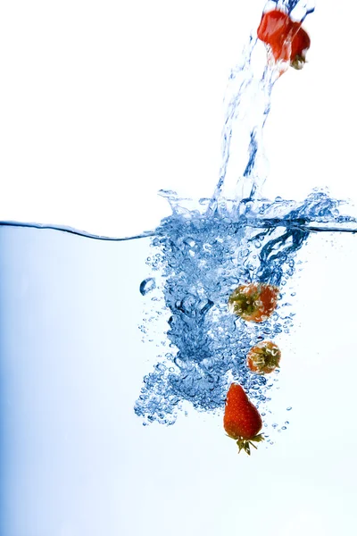 Água de morango — Fotografia de Stock