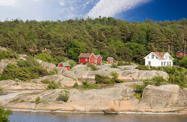 挪威的房子 — 图库照片