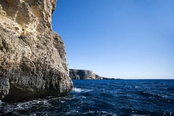 바다 절벽 동굴 — 스톡 사진