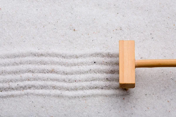 Sabbia rastrello — Foto Stock