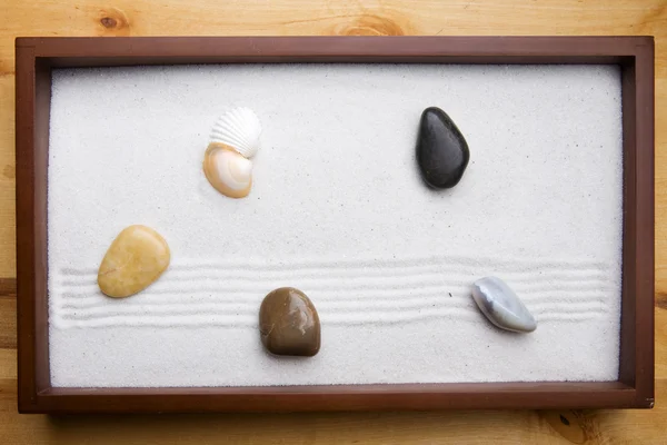Zen jardim de rocha — Fotografia de Stock