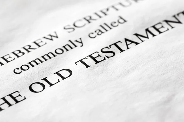 Old Testament — Stock Photo, Image
