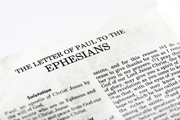 Kniha Efezským — Stock fotografie
