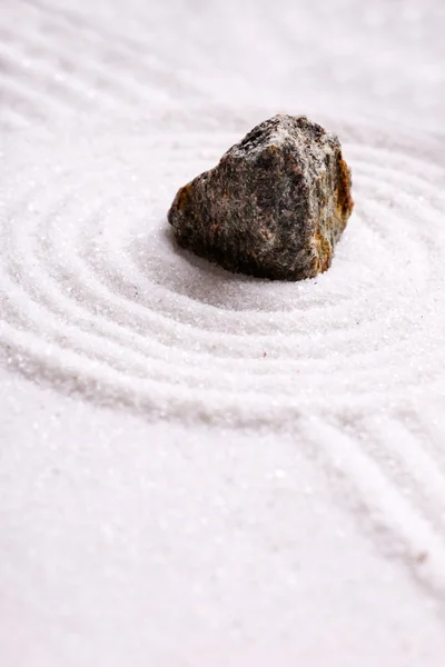 Roca en la arena — Foto de Stock