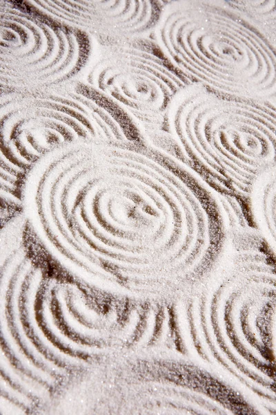 Areia de círculo abstrato — Fotografia de Stock