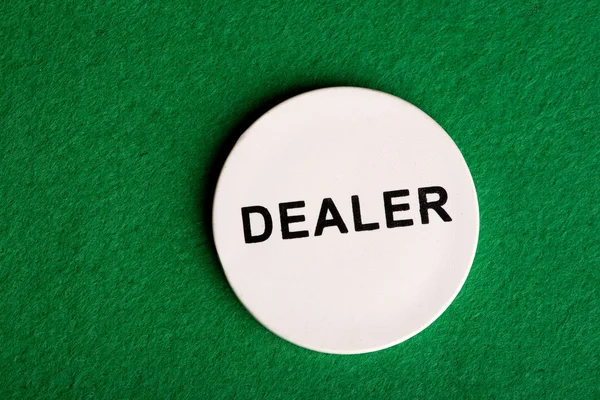 Dealer žeton — Stock fotografie