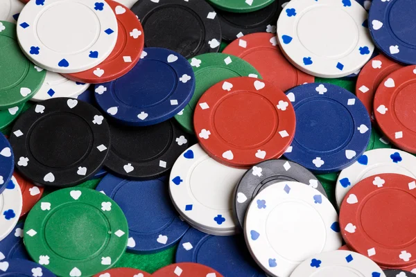 Casino chip bakgrund — Stockfoto