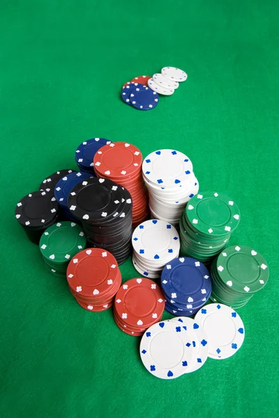 Фишки для покера — стоковое фото