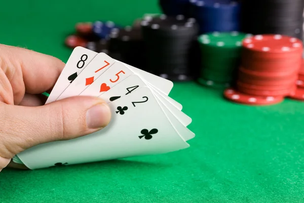 Poker Bluff — Stock Photo, Image