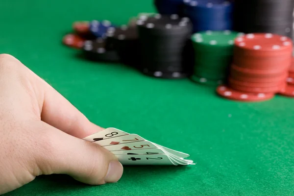 Póker blöff — Stock Fotó