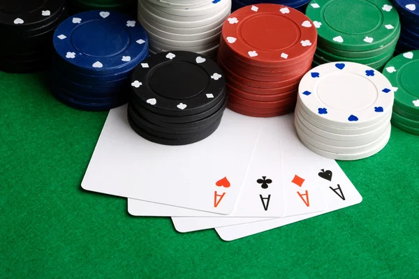 Four Aces - cards — Stock Photo, Image