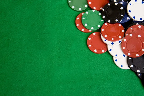 Casino čip pozadí — Stock fotografie