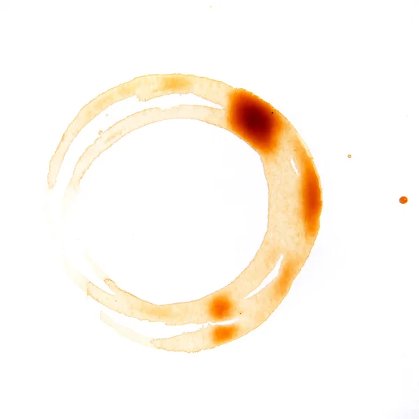 Wet Coffee Stain — Stock Photo, Image