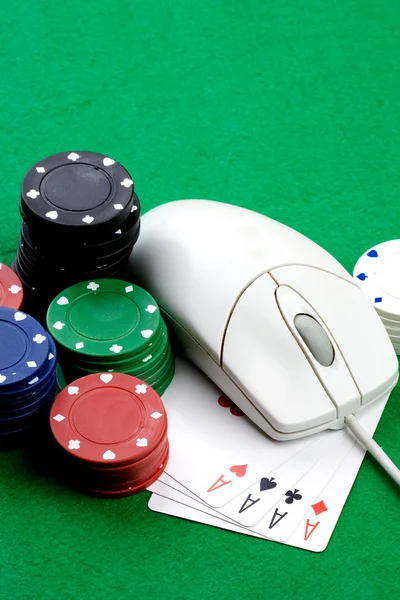 Online gokken concept — Stockfoto