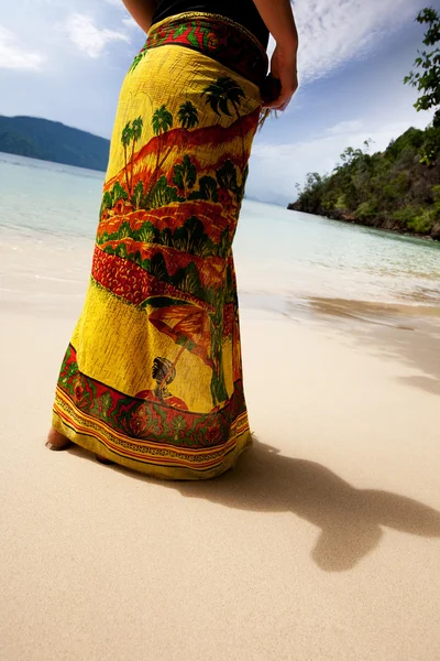 Mujer tropical — Foto de Stock