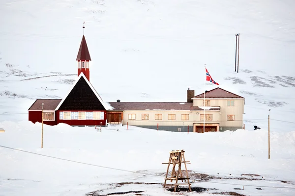 Svalbard kyrka — Stockfoto
