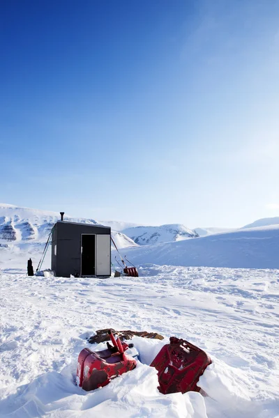 Campamento base de invierno —  Fotos de Stock