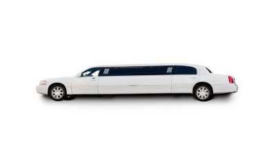 Isolted Limousine clipart