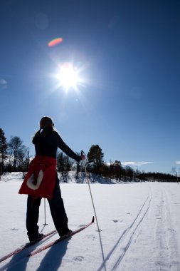 Cross Country Skiing clipart