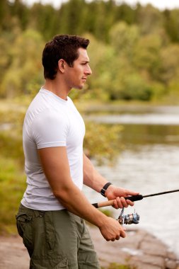 Fishing Portrait clipart