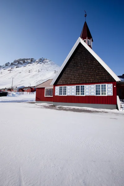 Longyearbyen templom — Stock Fotó