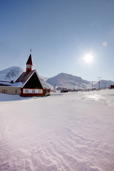 Longyearbyen kerk — Stockfoto