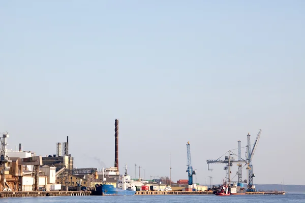 工业航运码头 — 图库照片