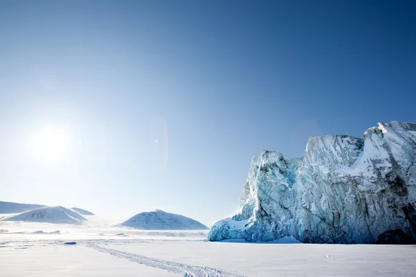 Деталь ледника — стоковое фото