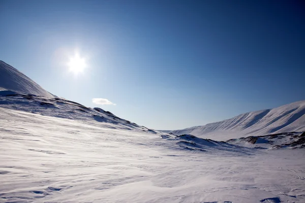 Norra vinter landsacpe — Stockfoto