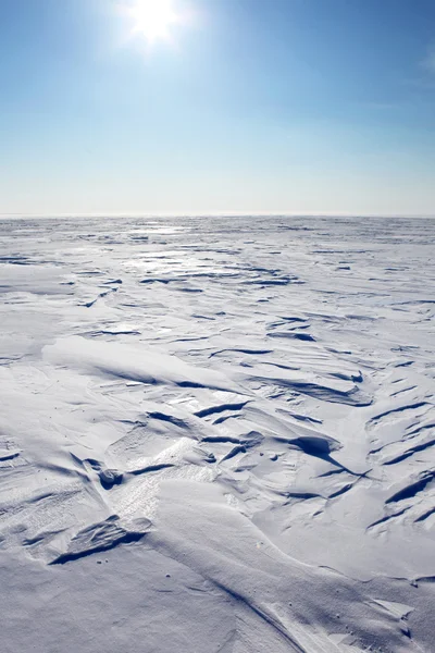 Pusté Zimní krajina — Stock fotografie