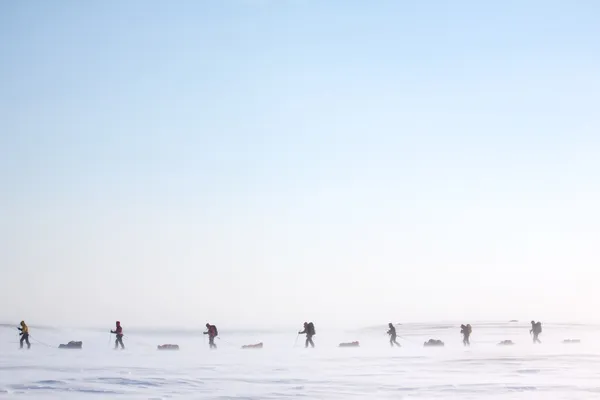 Арктичних експедиції — стокове фото