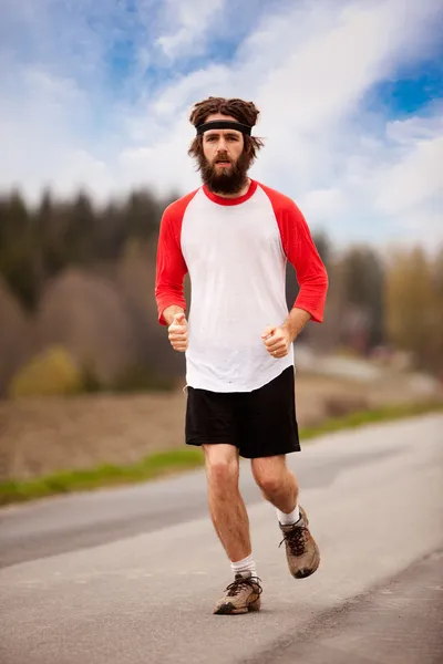 Trött jogger — Stockfoto